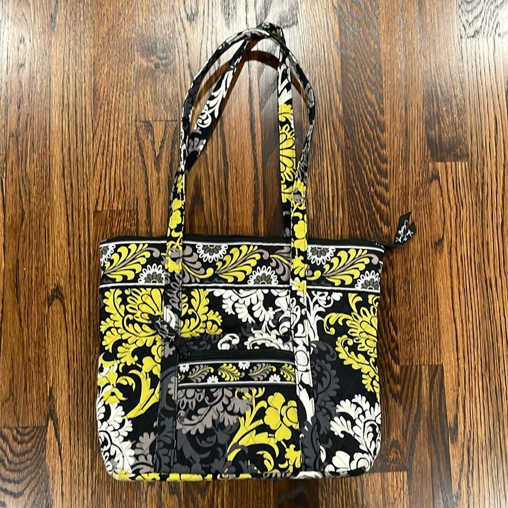 Vera Bradley Medium Zip Shoulder Tote - Baroque
